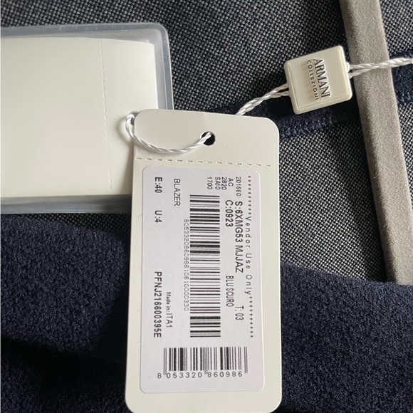 ARMANI COLLEZIONI Women’s Blazer Single Button Jacket NWT - Picture 9 of 11